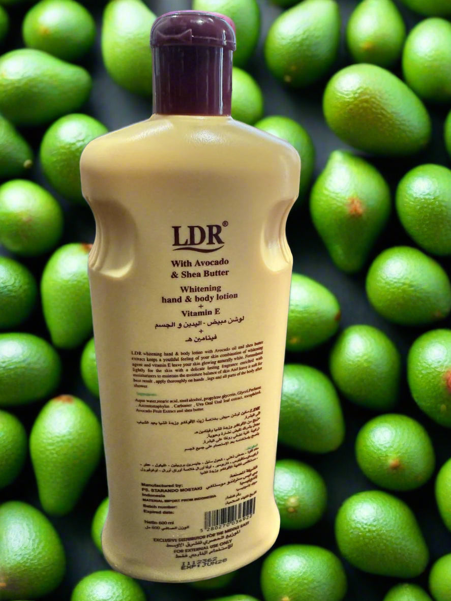 LDR Whitening Hand and Body Lotion with Avocado Oil and Shea - Premium Beauty Product