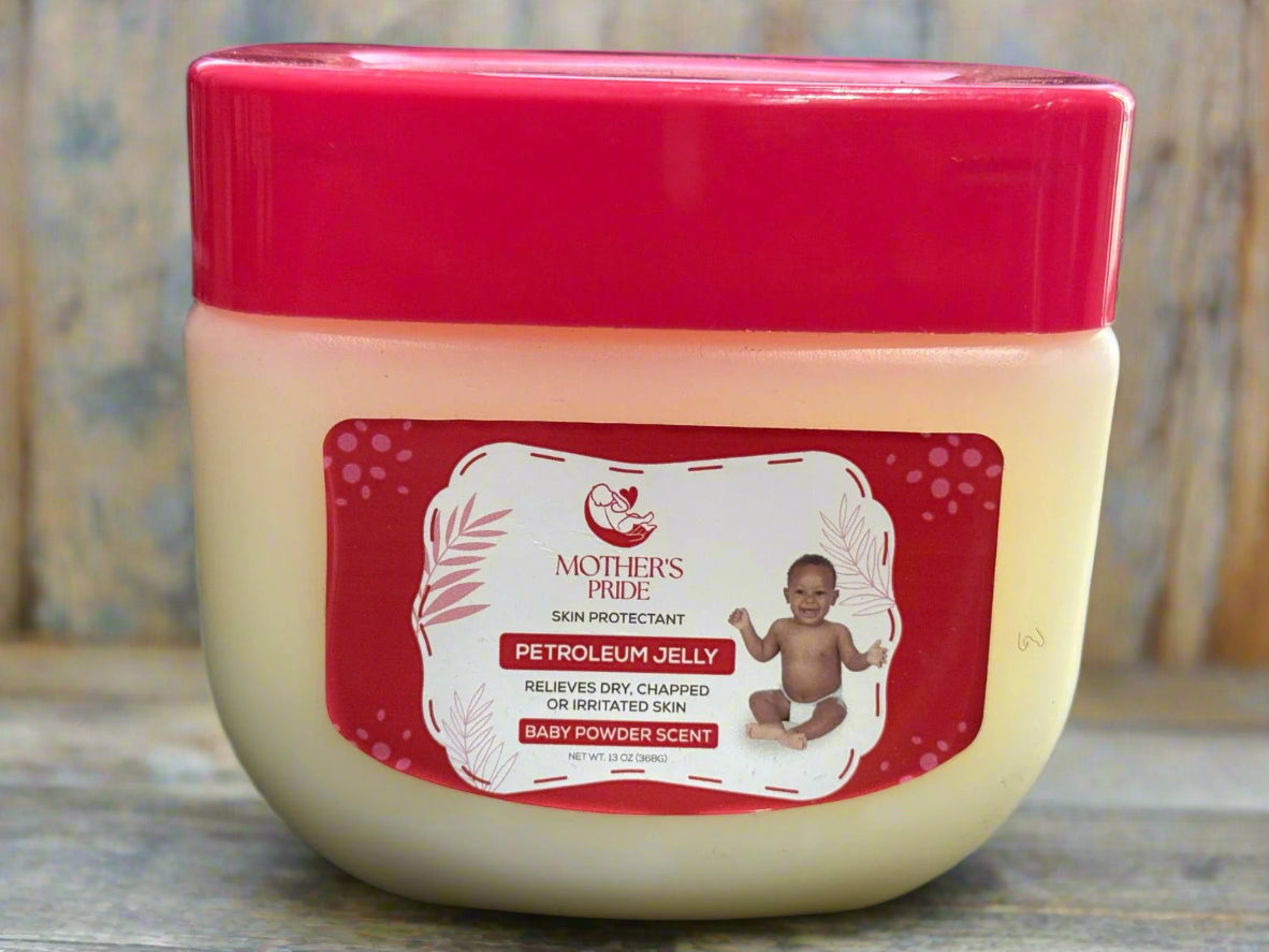 Mother Pride Baby Powder Petroleum Jelly 13 oz 368 Grm - Premium Beauty Product