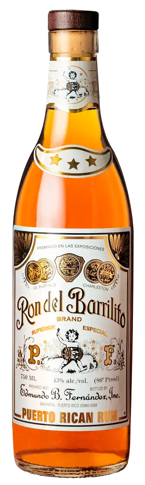 Ron del Barrilito Superior Especial 3 Star Rum, Puerto Rico (750ml)