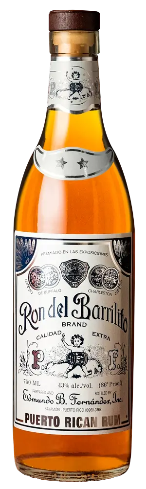 Ron del Barrilito Calidad Extra 2 Star Rum, Puerto Rico (750ml)