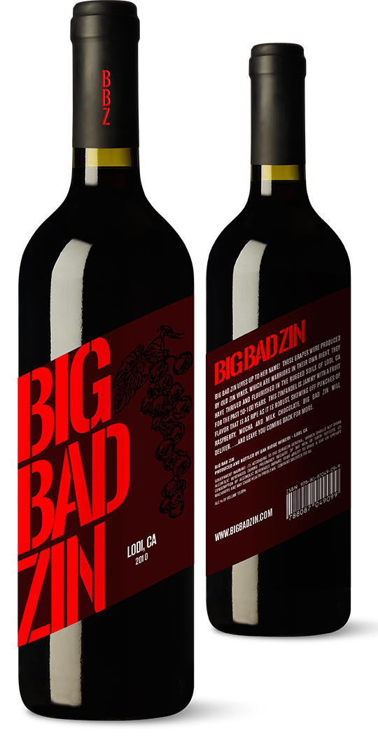 2013 Big Bad Zin Old Vine Zinfandel Lodi, California, USA (750ML)