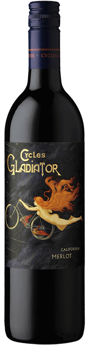 2023 Cycles Gladiator Merlot, Central Coast, USA (750ml)