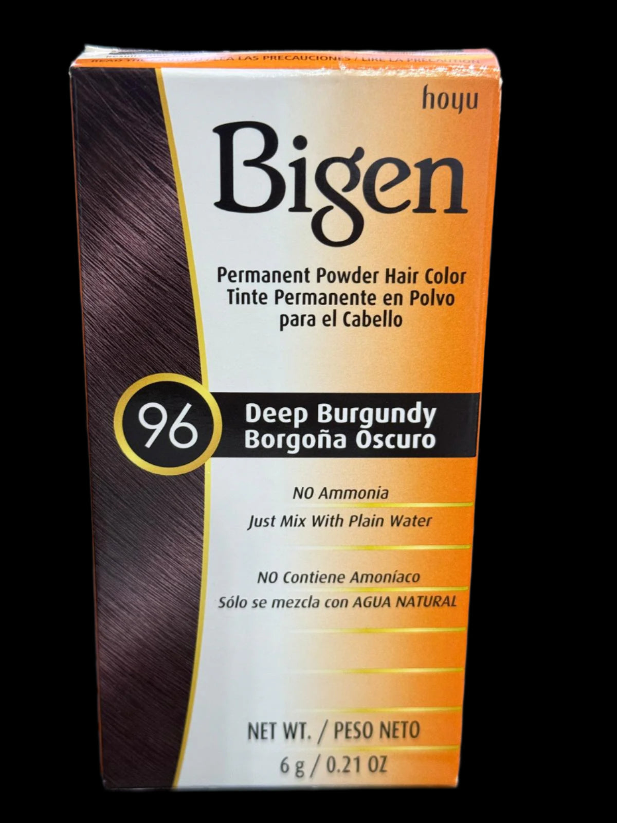 Bigen Permanent Powder Hair Color 96 Deep Burgundy 0.21 oz - Premium Beauty Product