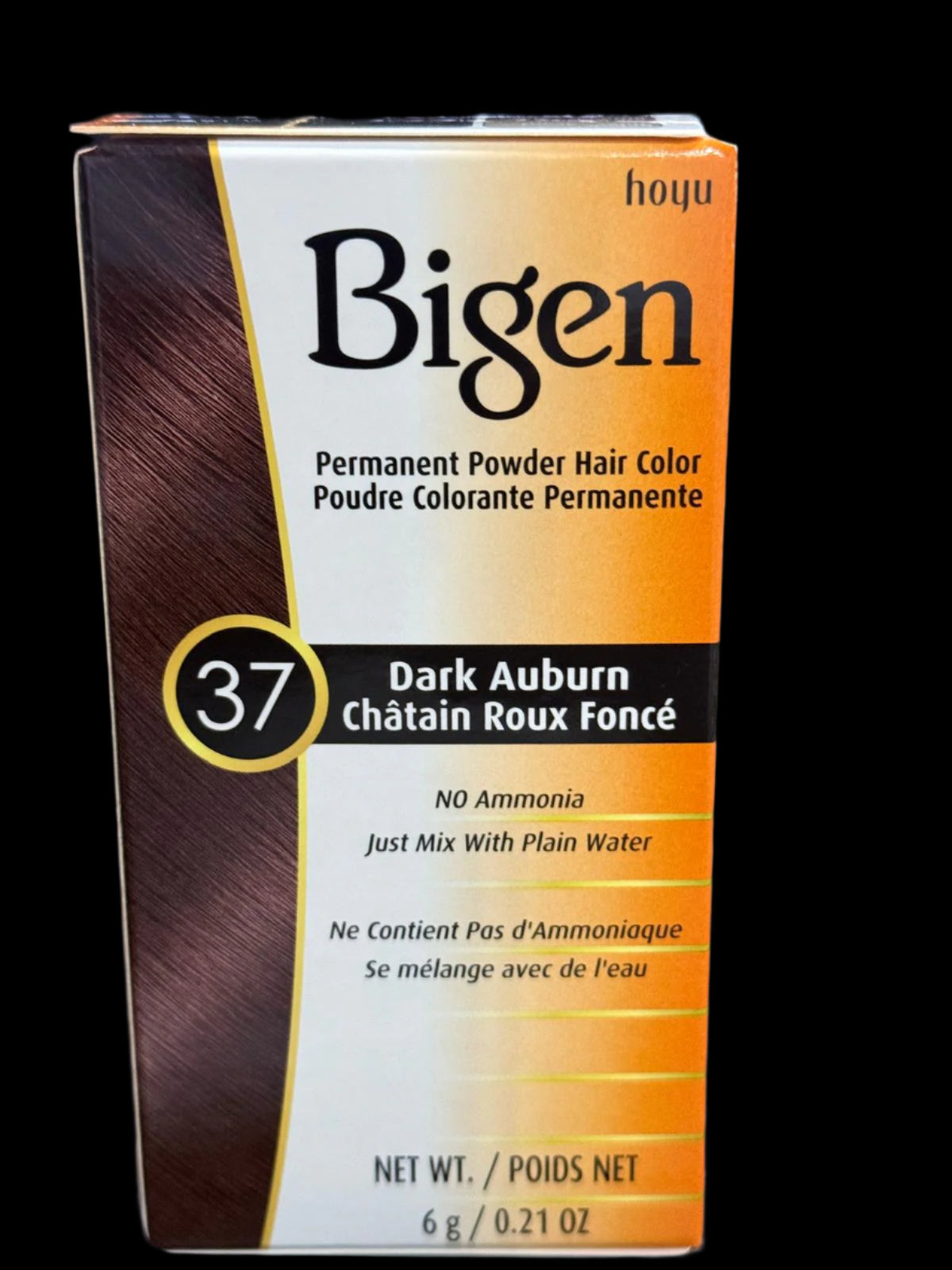 Bigen Permanent Powder Hair Color 37 Dark Auburn Black 0 21  - Premium Beauty Product