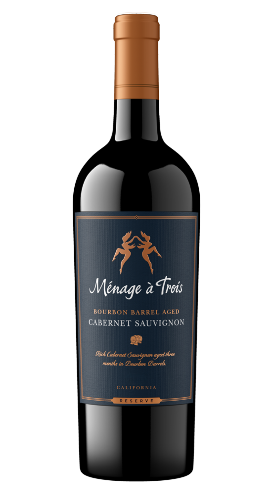 Folie a Deux Menage a Trois Bourbon Barrel Cabernet Sauvignon, California, USA (750ml)