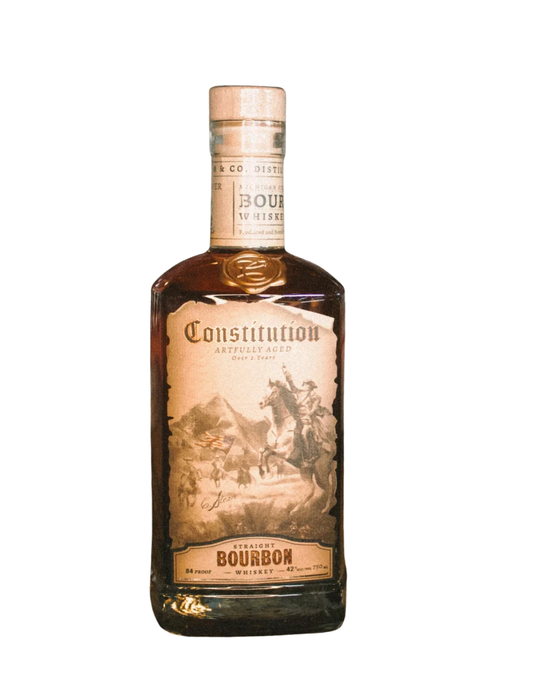 Steam & Co. Constitution Bourbon Whiskey, Michigan (750ml)