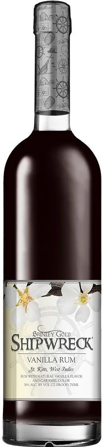 Brinley Gold Shipwreck Vanilla Rum, Saint Kitts, Caribbean (750ml)