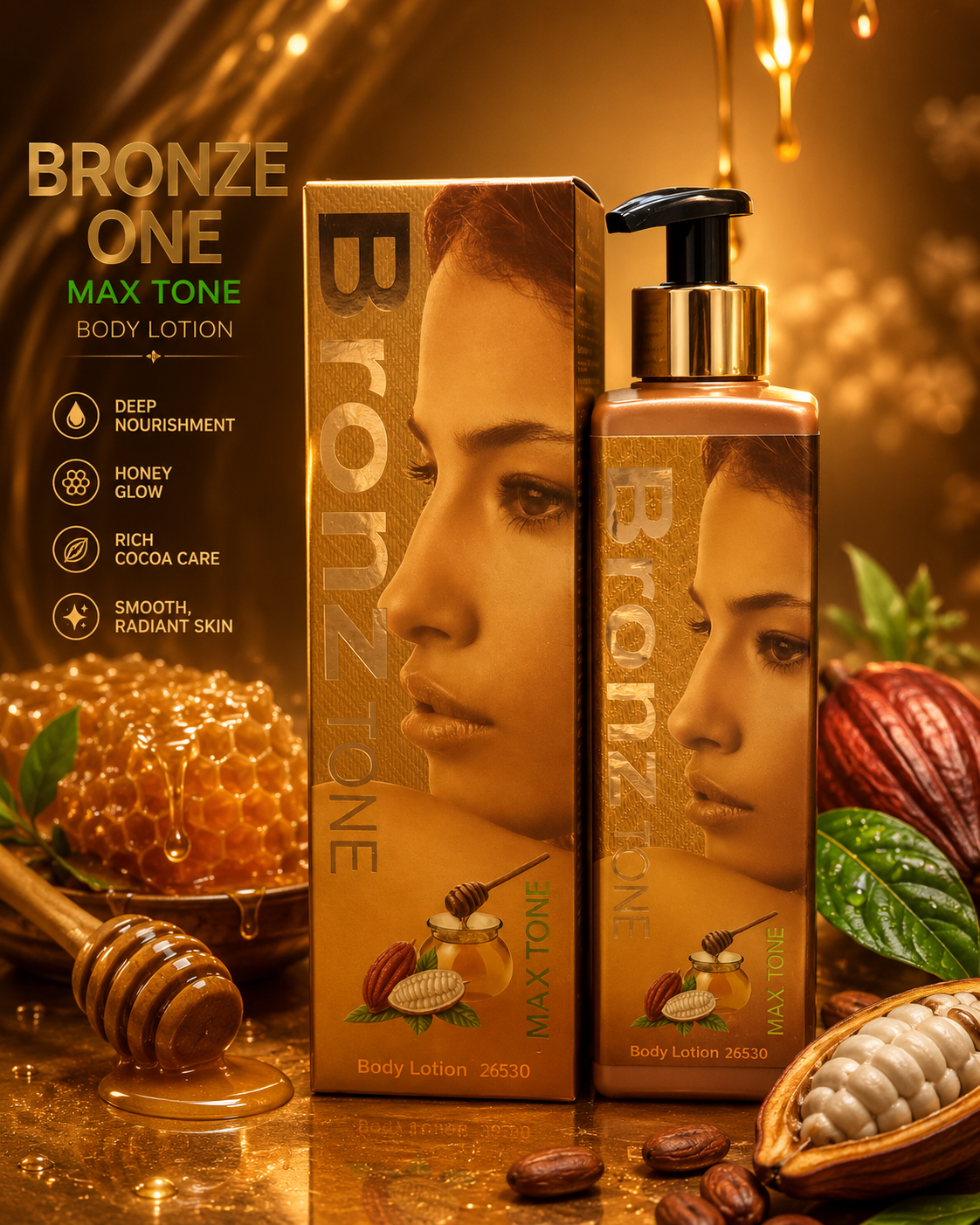 Bronz Tone Maxi Tone Fade Milk With Cocoa Butter & Honey 500 - Premium Beauty Product