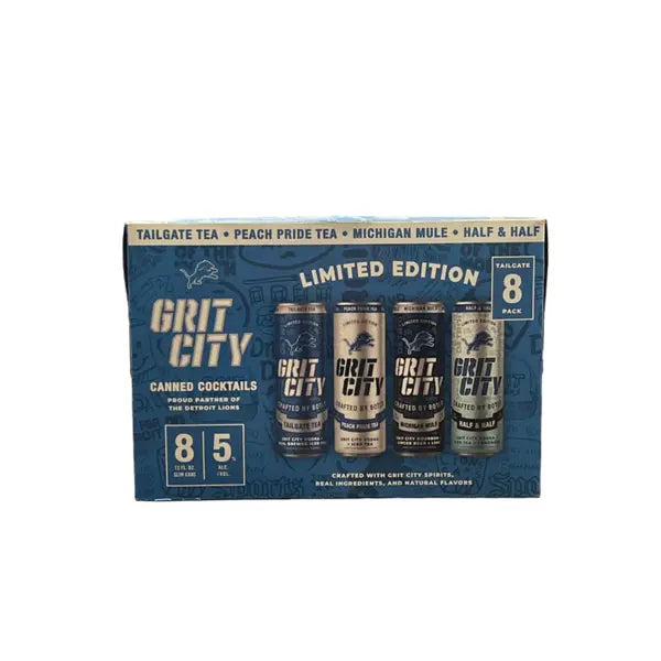 (24pk) Grit City Canned Cocktails, Detroit, USA (12oz cans)