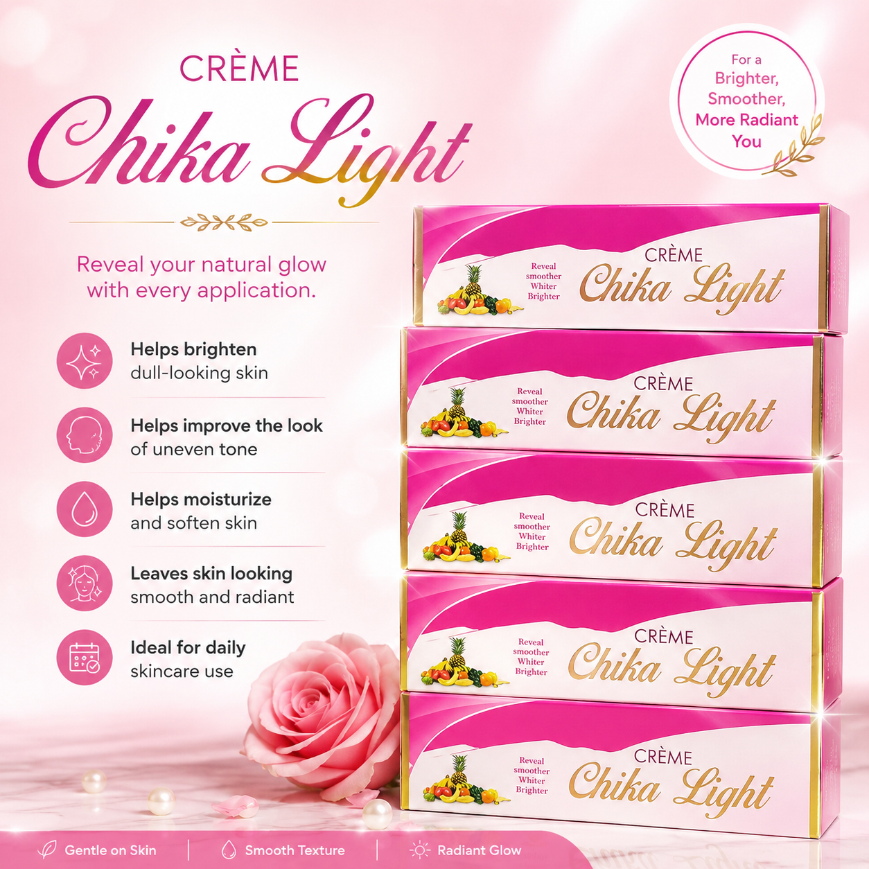 Crème Chika Light pack of 10 - Premium Beauty Product