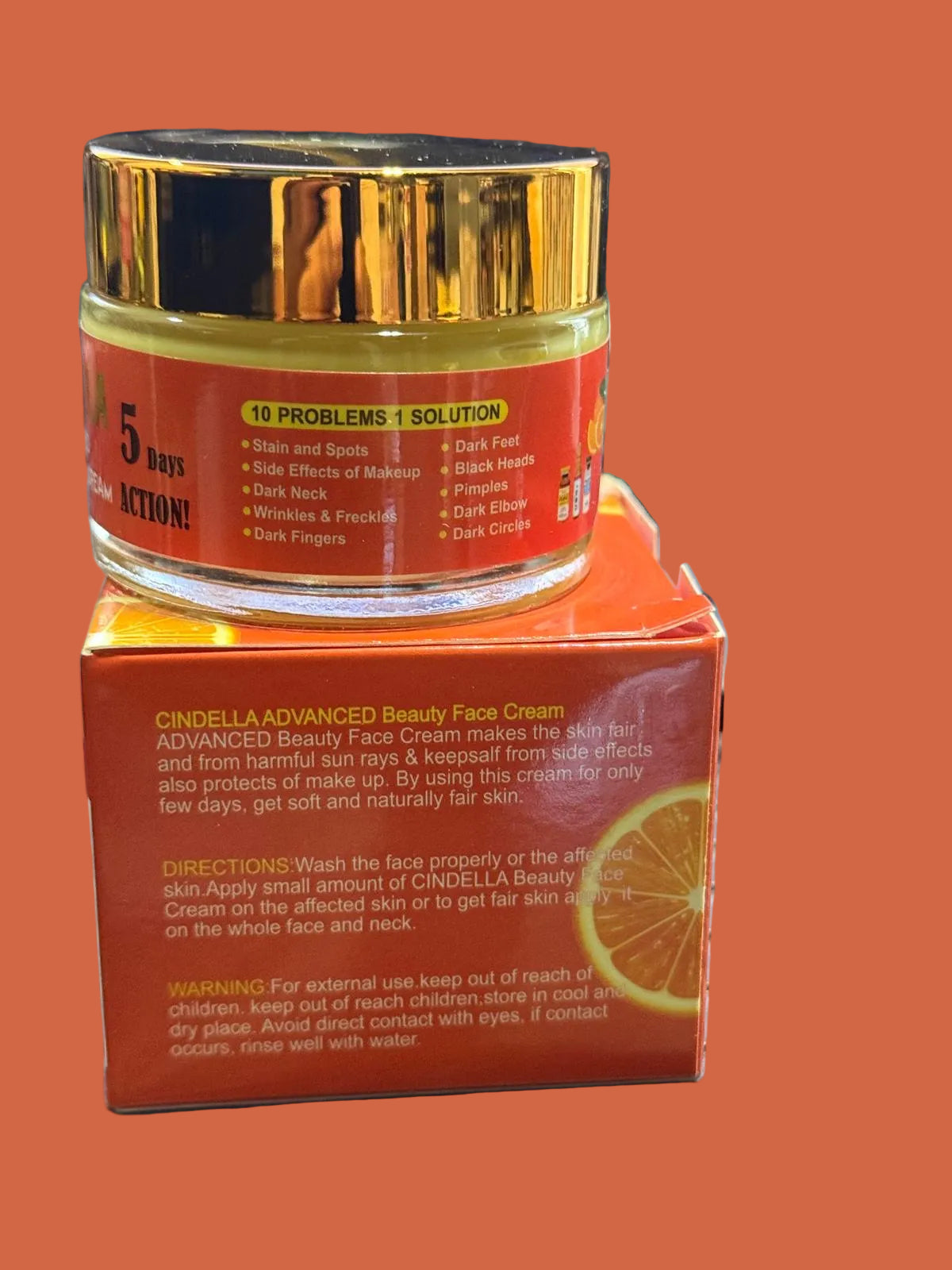 Cindella Advanced Beauty Face Cream Vitamin C Orange Essence - Premium Beauty Product