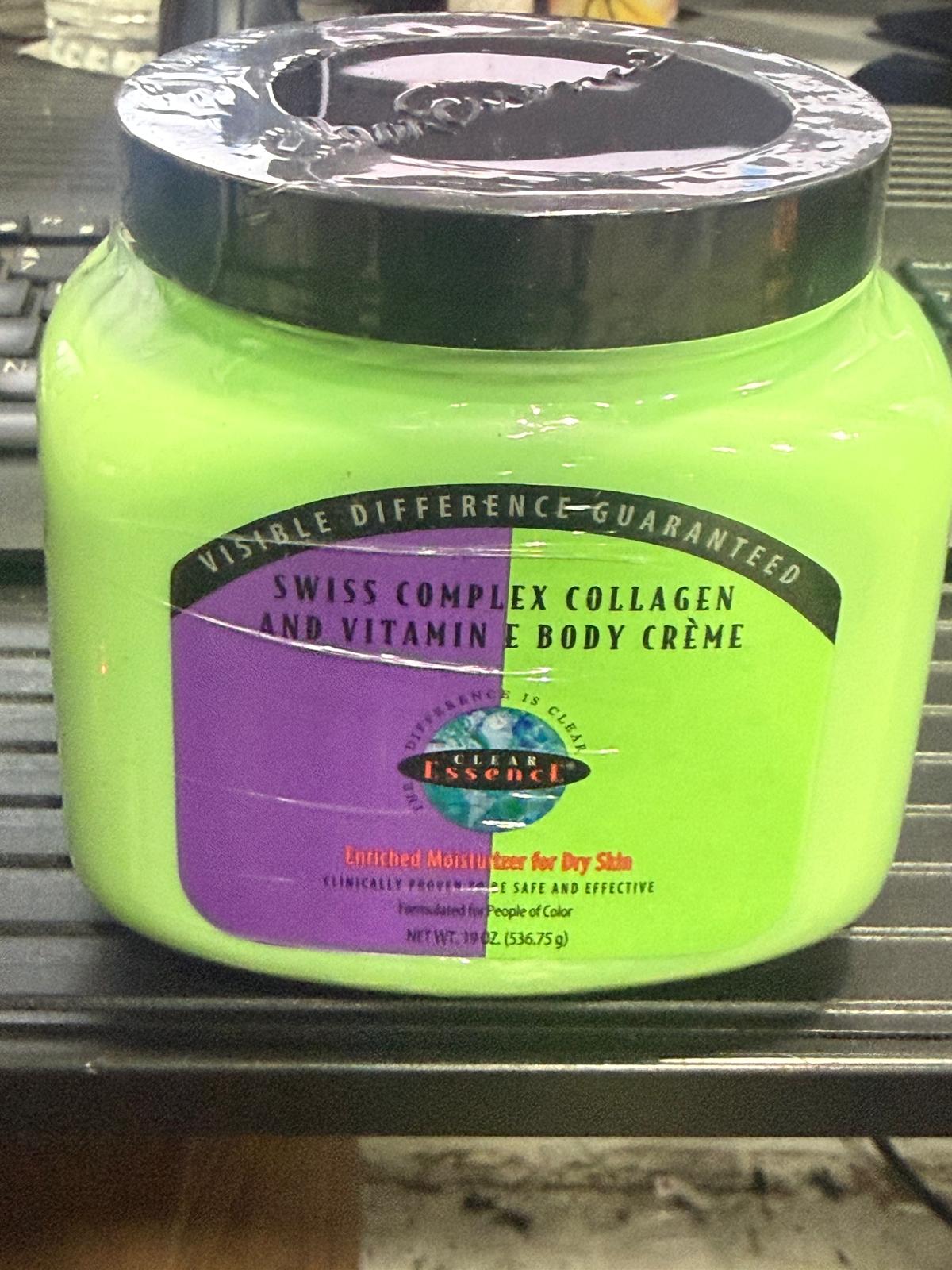 Clear Essence Swiss Complex Collagen & Vitamin E Body Crème  - Premium Beauty Product