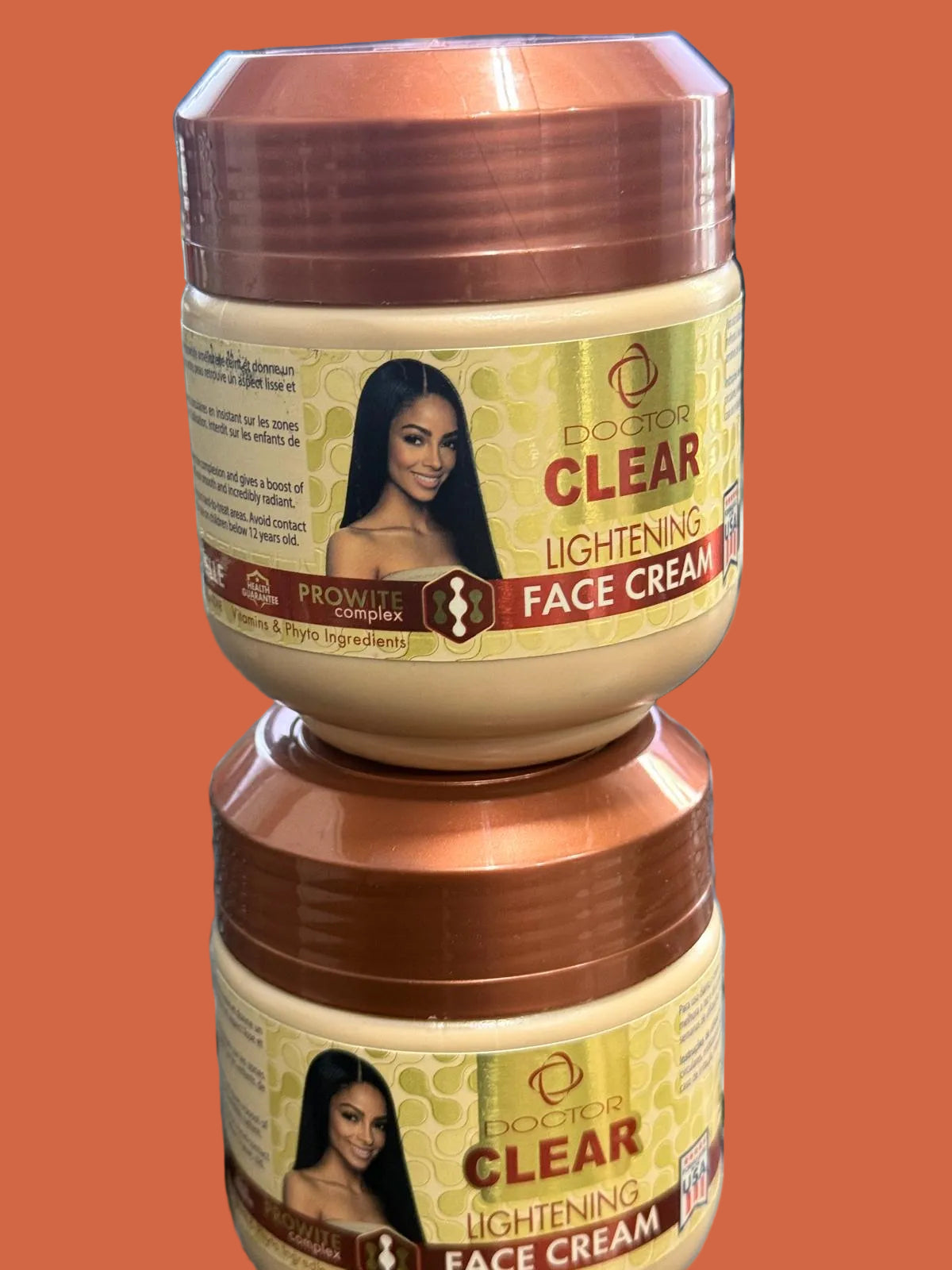 Clear Lightening Face Cream 250 ml Pack of 2 - Premium Beauty Product