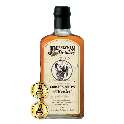 Journeyman Distillery Corsets, Whips + Whiskey, Michigan, USA (750ml)