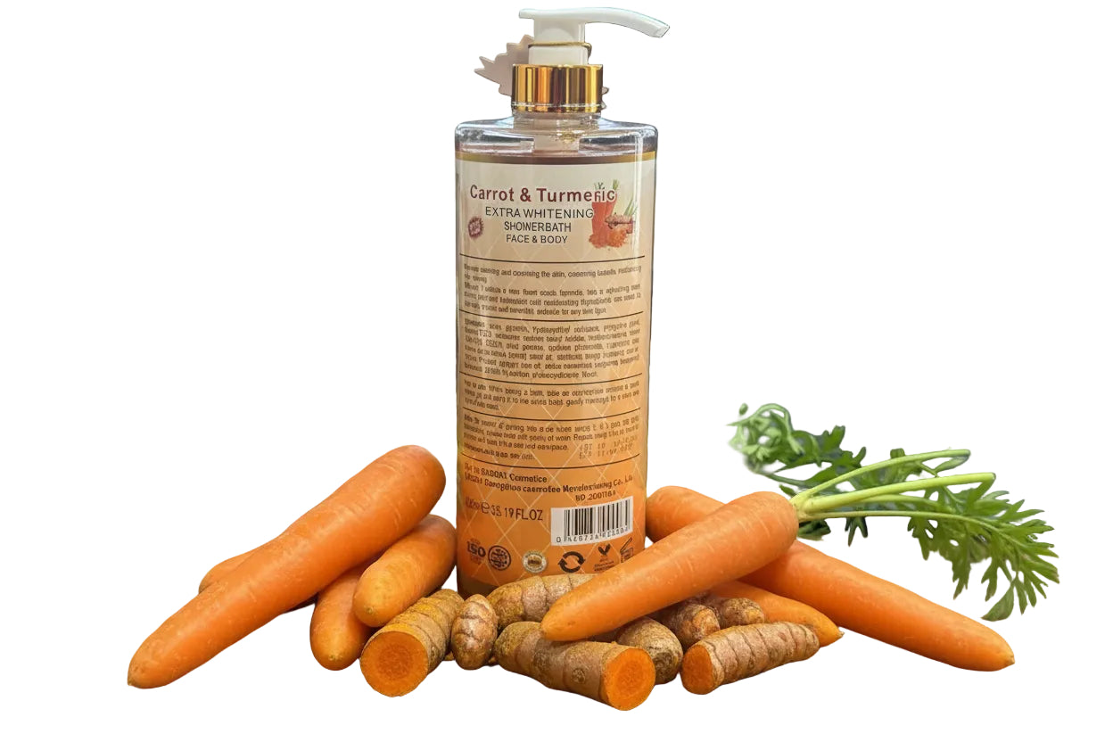 Carrot Turmeric Whitening Scrub Shower Gel 1000 Ml 35 19 Fl  - Premium Beauty Product
