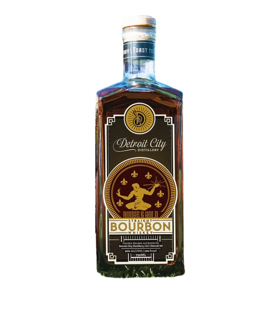 Detroit City Distillery Rouge & Gold Bourbon, Michigan, USA (750ml)
