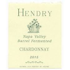 2015 Hendry Barrel Fermented Chardonnay, Napa Valley, USA (750ml)