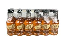 (12pk) Buffalo Trace Distillery Straight Bourbon Whiskey Kentucky, USA (50ml)