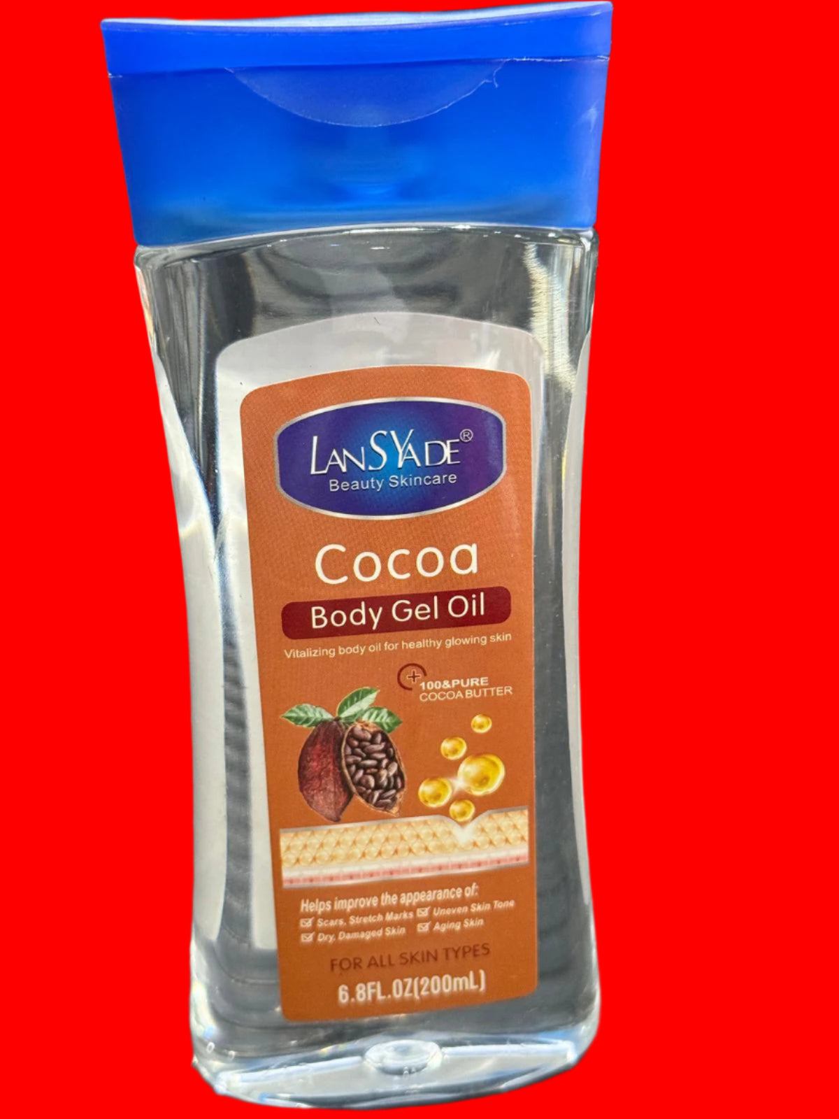 LanSyade Cocoa Body Gel Oil  200 Ml - Premium Beauty Product