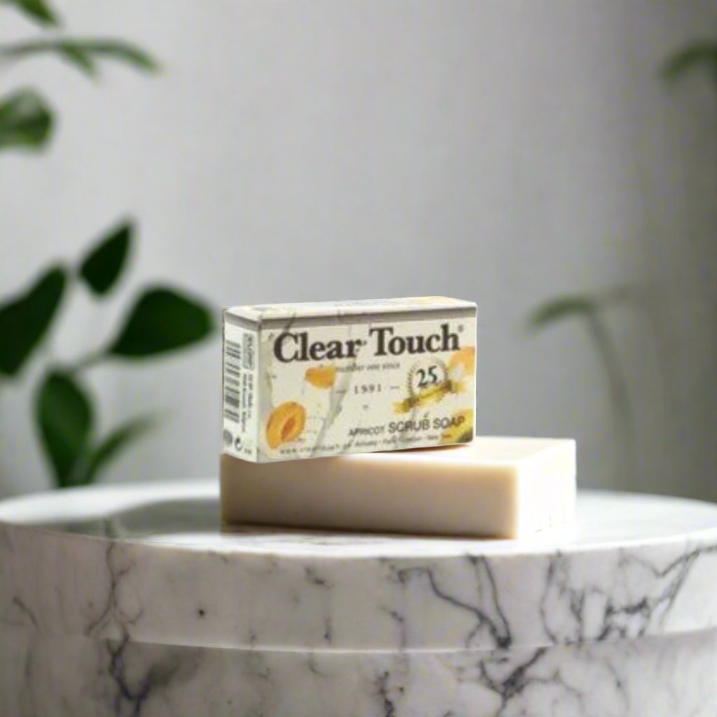 Clear Touch Apricot Scrub Soap 90 g - Premium Beauty Product