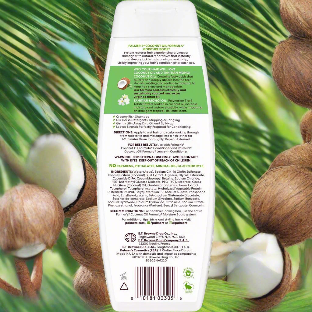 Palmers Coconut Oil Formula Moisture Boost Shampoo 13 5 Oz - Premium Beauty Product