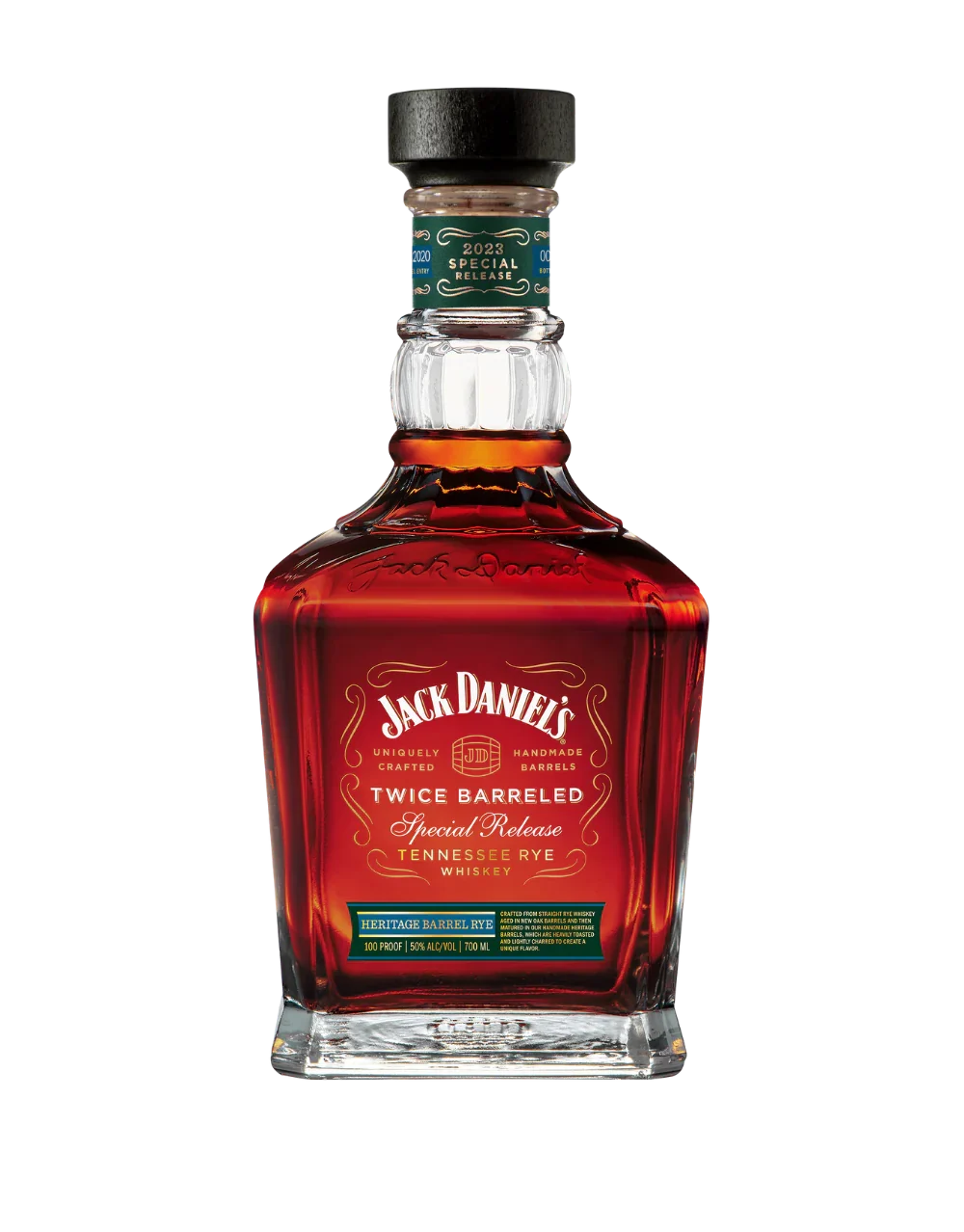 Jack Daniel's Twice Barreled Special Release Heritage Barrel Rye Whiskey, Tennessee, USA (700ml)
