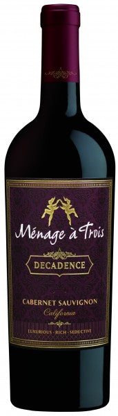 Folie a Deux Menage a Trois Decadence Cabernet Sauvignon, California, USA (750ml)