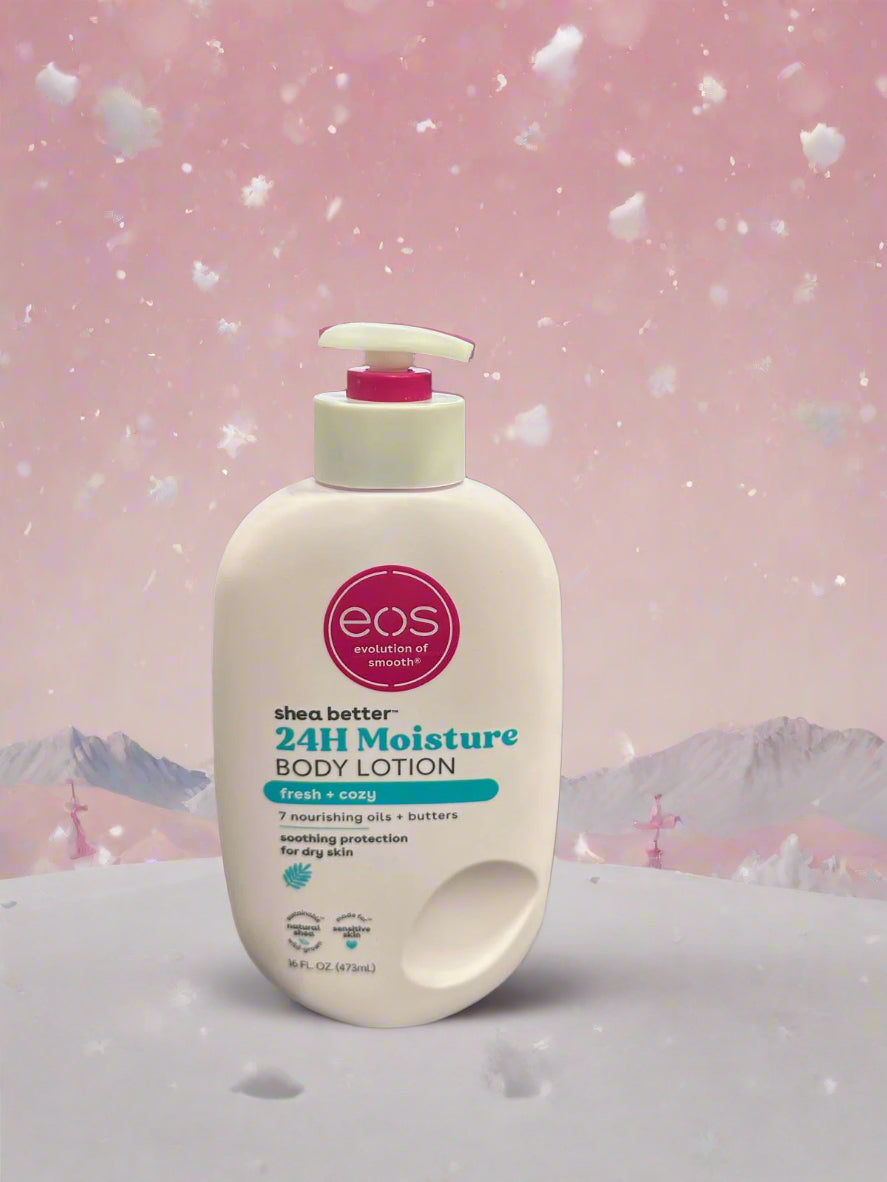 Eos Shea Better Body Lotion- Fresh & Cozy, Lightweight & Non - Premium Beauty Product
