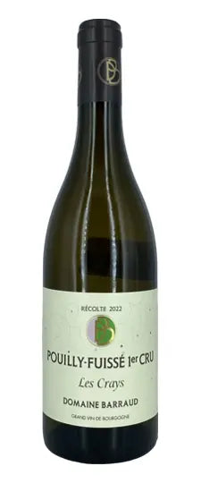 2023 Domaine Barraud Les Crays, Pouilly-Fuisse Premier Cru, France (750ml)