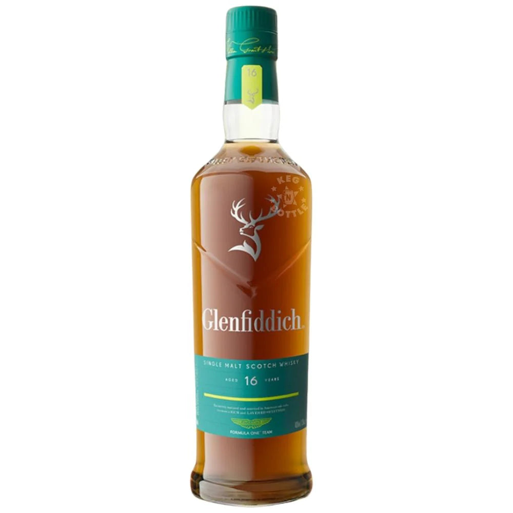 Glenfiddich Distillery Aston Martin Formula One 16 Year Old Single Malt Scotch Whisky, Speyside, Scotland (750ml)