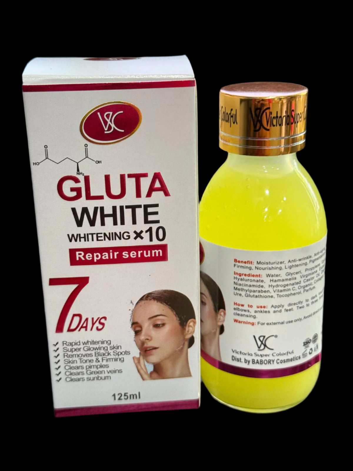 Vsc Gluta White Whitening X 10 Repair Serum 125 Ml - Premium Beauty Product