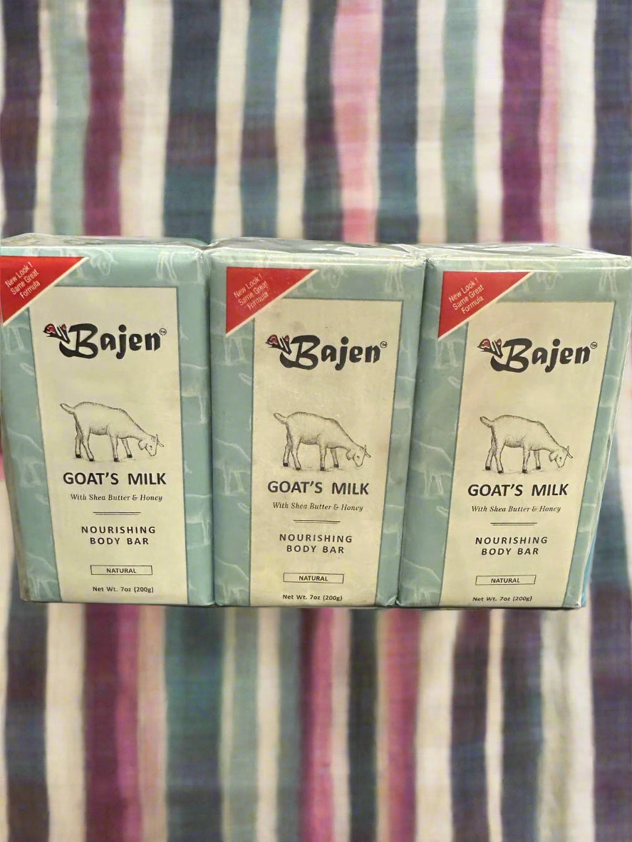 Bajen Goat Milk  Bar Soap 7 Oz ( pack of 6 ) - Premium Beauty Product