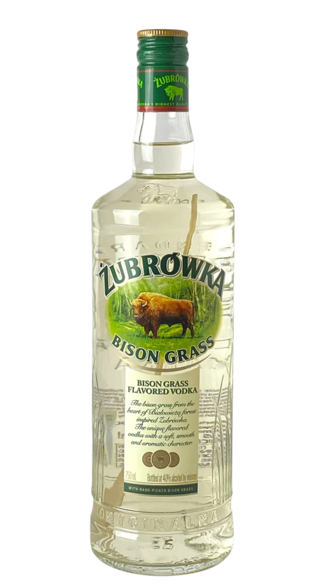 Zubrowka Bison Grass Vodka, Poland (750ml)