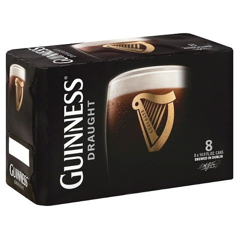(24pk cans)-Guinness Draught Stout Beer, Ireland (440ml)