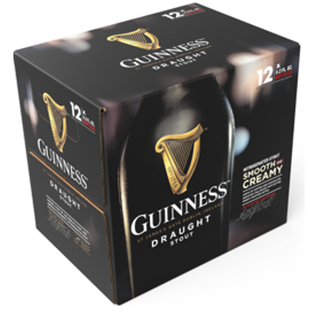 24pk-Guinness Draught Stout Beer, Ireland (330ml)