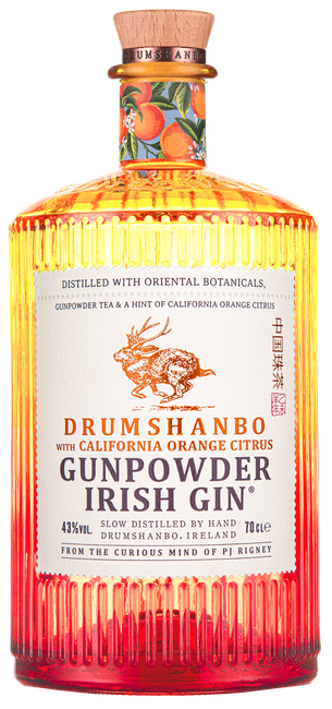 Drumshanbo with Californian Orange Citrus Gunpowder Irish Gin, Ireland (750ml)