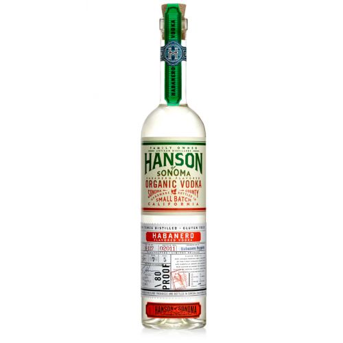 Hanson of Sonoma Distillery Organic Habanero Vodka, USA (750ml)
