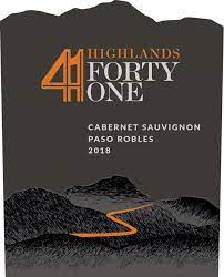 2021 Highlands 41 Cabernet Sauvignon, Paso Robles, USA (750ml)
