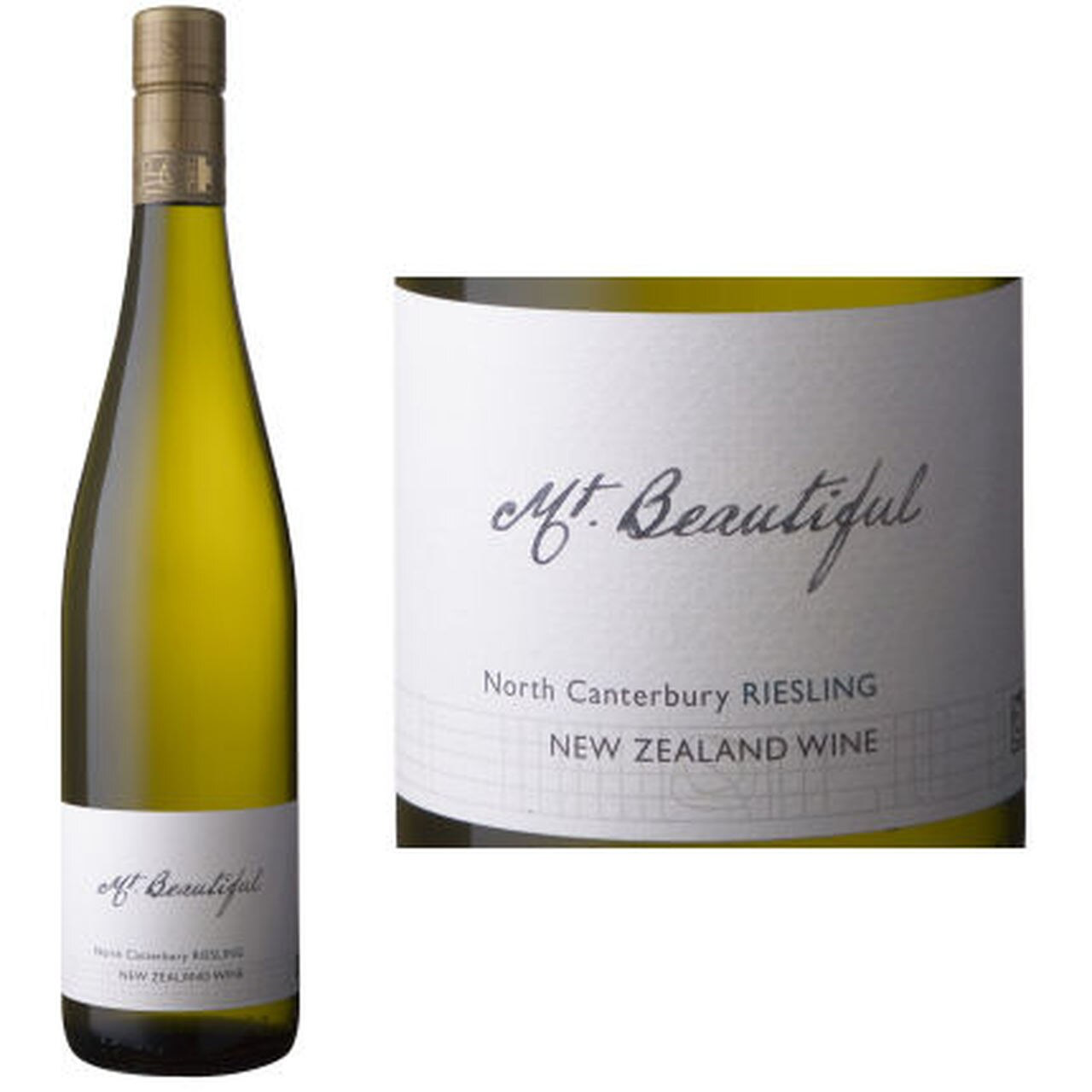 2019 Mt. Beautiful Riesling, North Canterbury, New Zealand (750ml)
