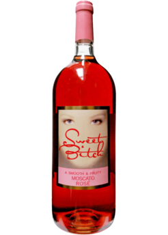 NV Sweet Bitch Smooth & Fruity Moscato Rose, Chile (750ml)