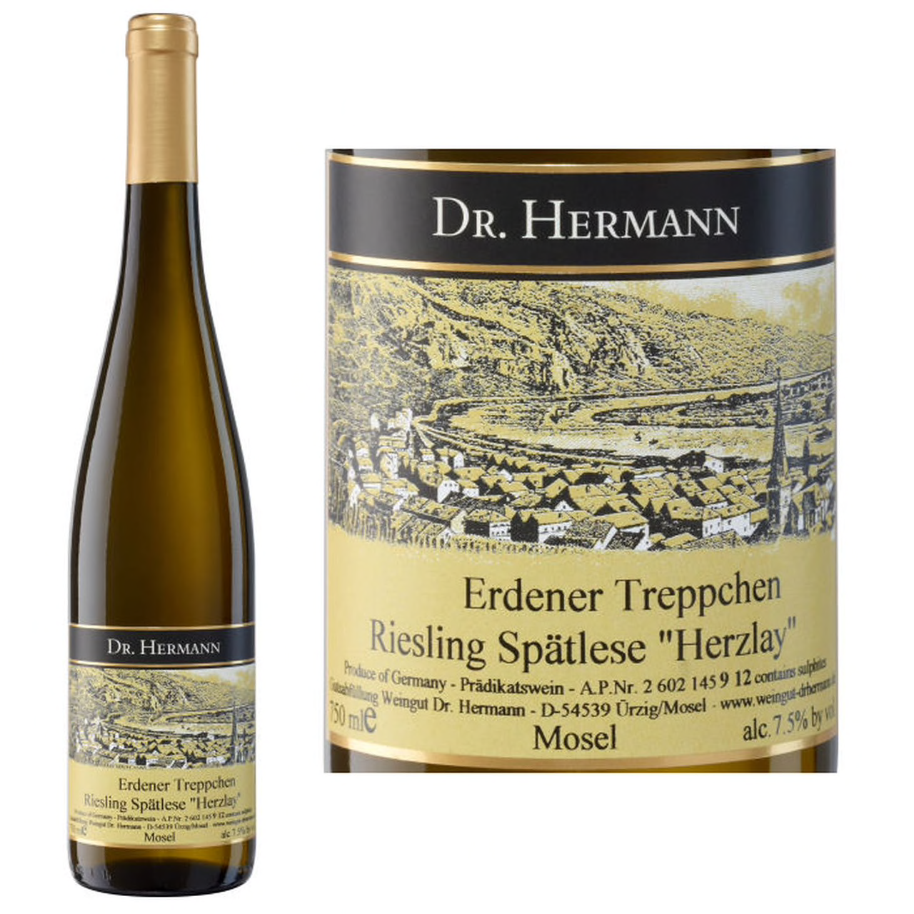 2016 Dr. Hermann Erdener Treppchen Riesling Kabinett, Mosel, Germany (750ml)