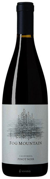 2019 Fog Mountain Pinot Noir, California, USA (750ml)
