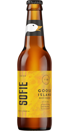 24pk-Goose Island Sofie Belgian Style Farmhouse Ale Beer, Illinois, USA (12oz)