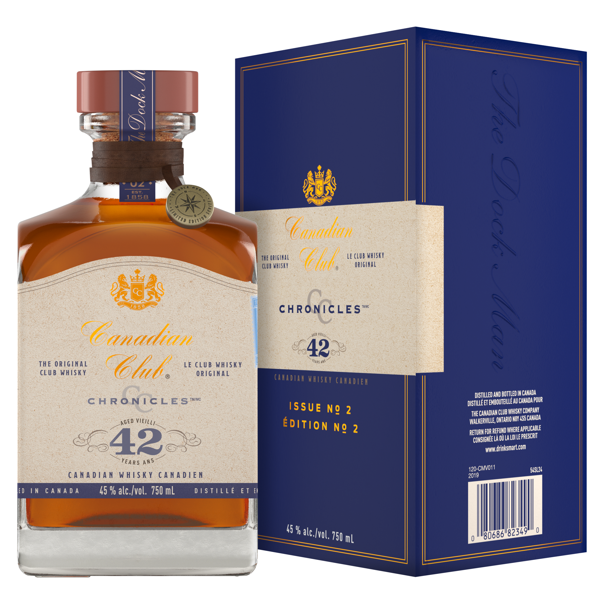 Canadian Club Chronicles 42 Year Old Whisky, Canada (750ml)
