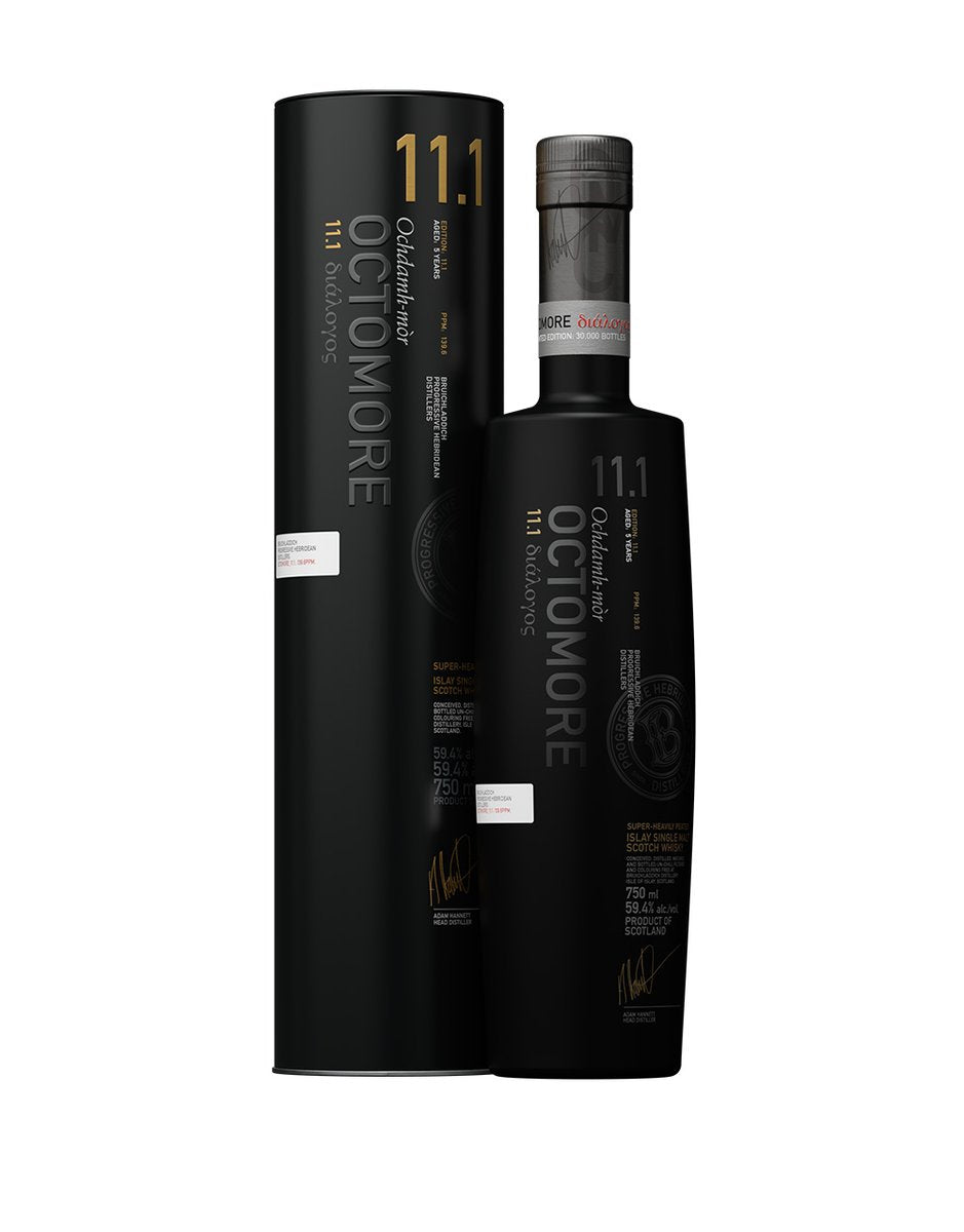 Bruichladdich Octomore Edition 12.1 Aged 5 Years Single Malt Scotch, Whisky Islay, Scotland (750ml)