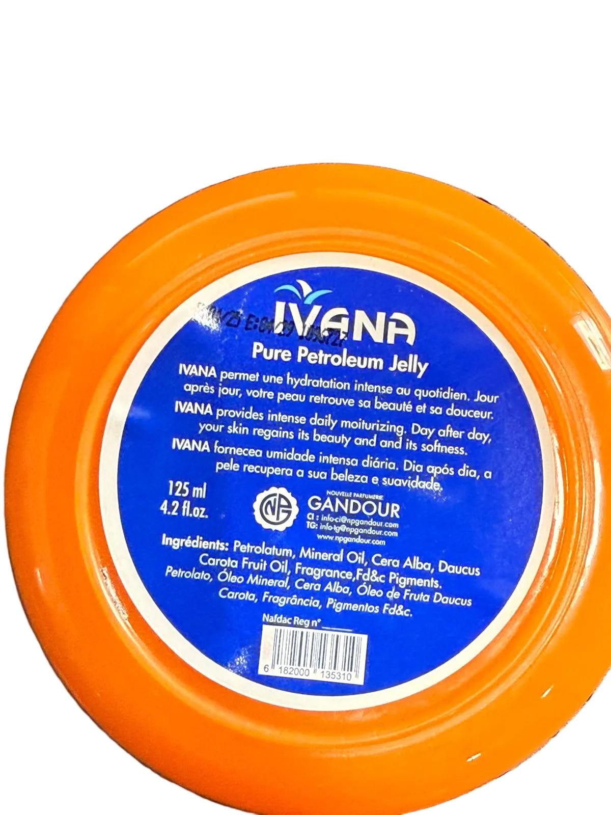 Ivana Pure Petroleum Jelly Carrot 125 Ml - Premium Beauty Product