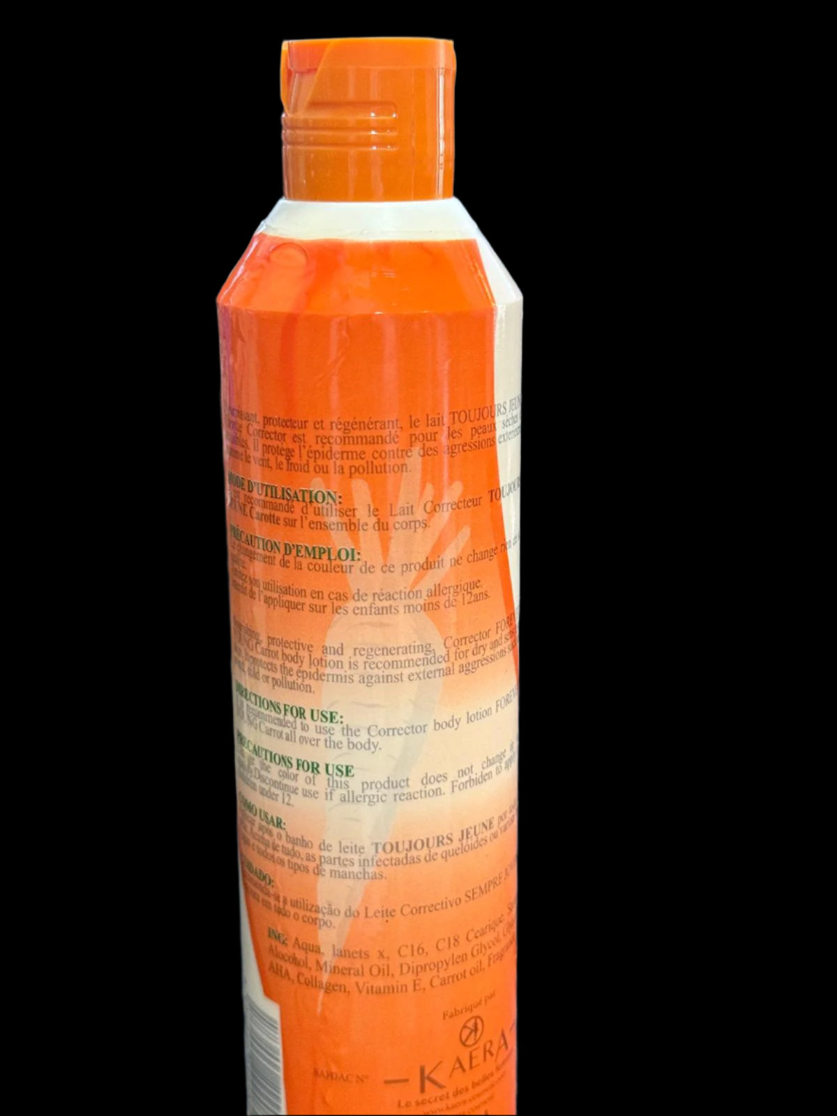 Toujours Jeune Corrector Lotion With Carrot 450Ml Date Exp 0 - Premium Beauty Product