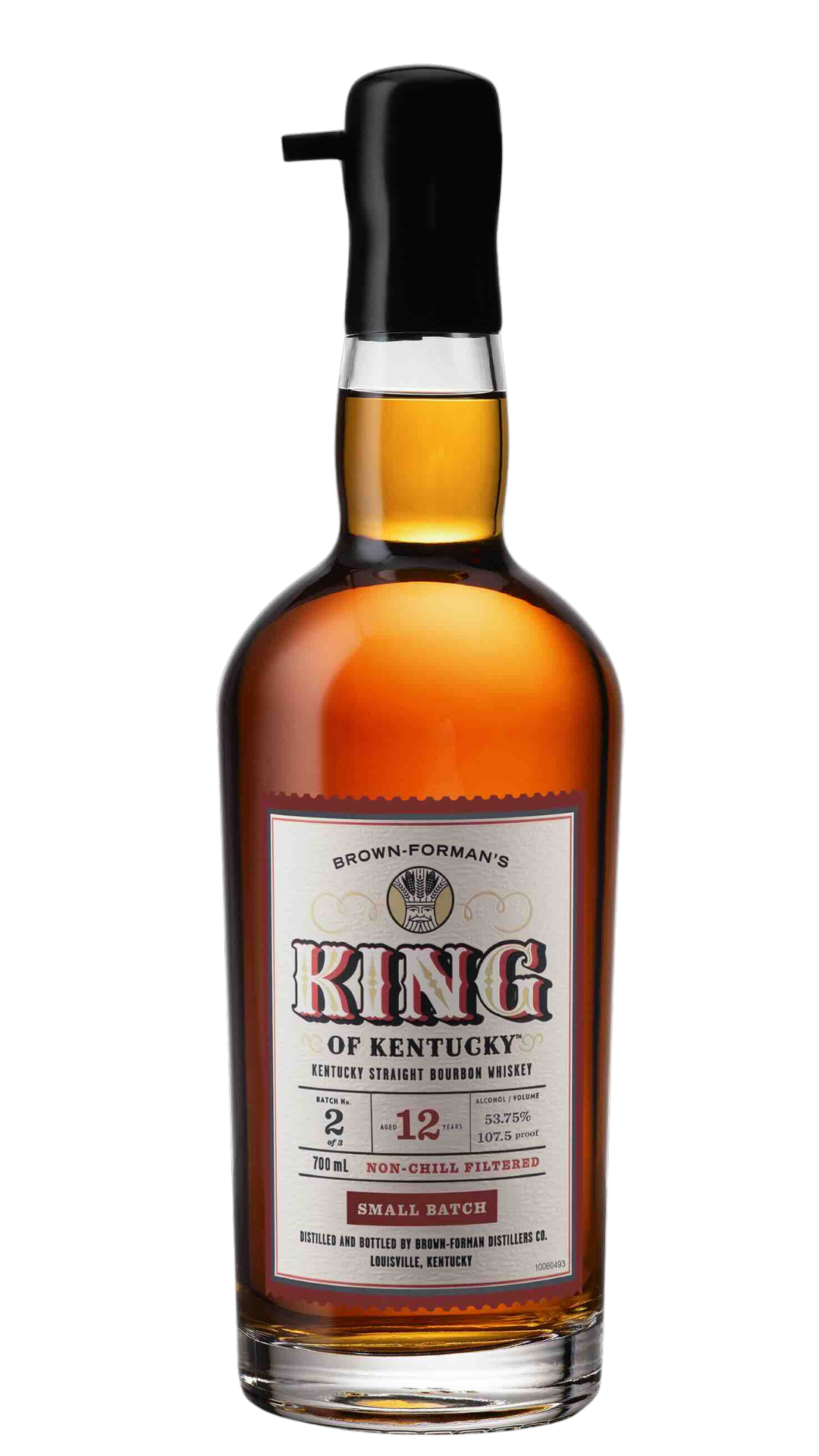 Brown Formans 'King of Kentucky' Small Batch Aged 12 Years Kentucky Straight Bourbon Whiskey, USA (750ml)