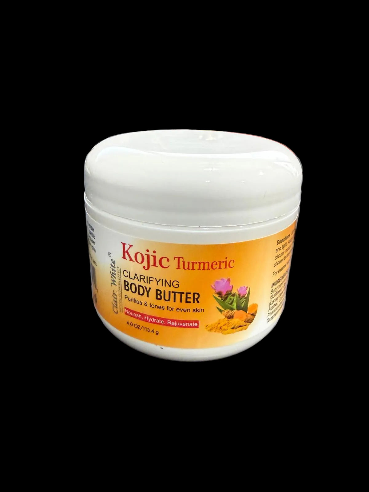 Kojic Turmeric Clarifying Body Butter 4 Oz 113.4 Grm - Premium Beauty Product