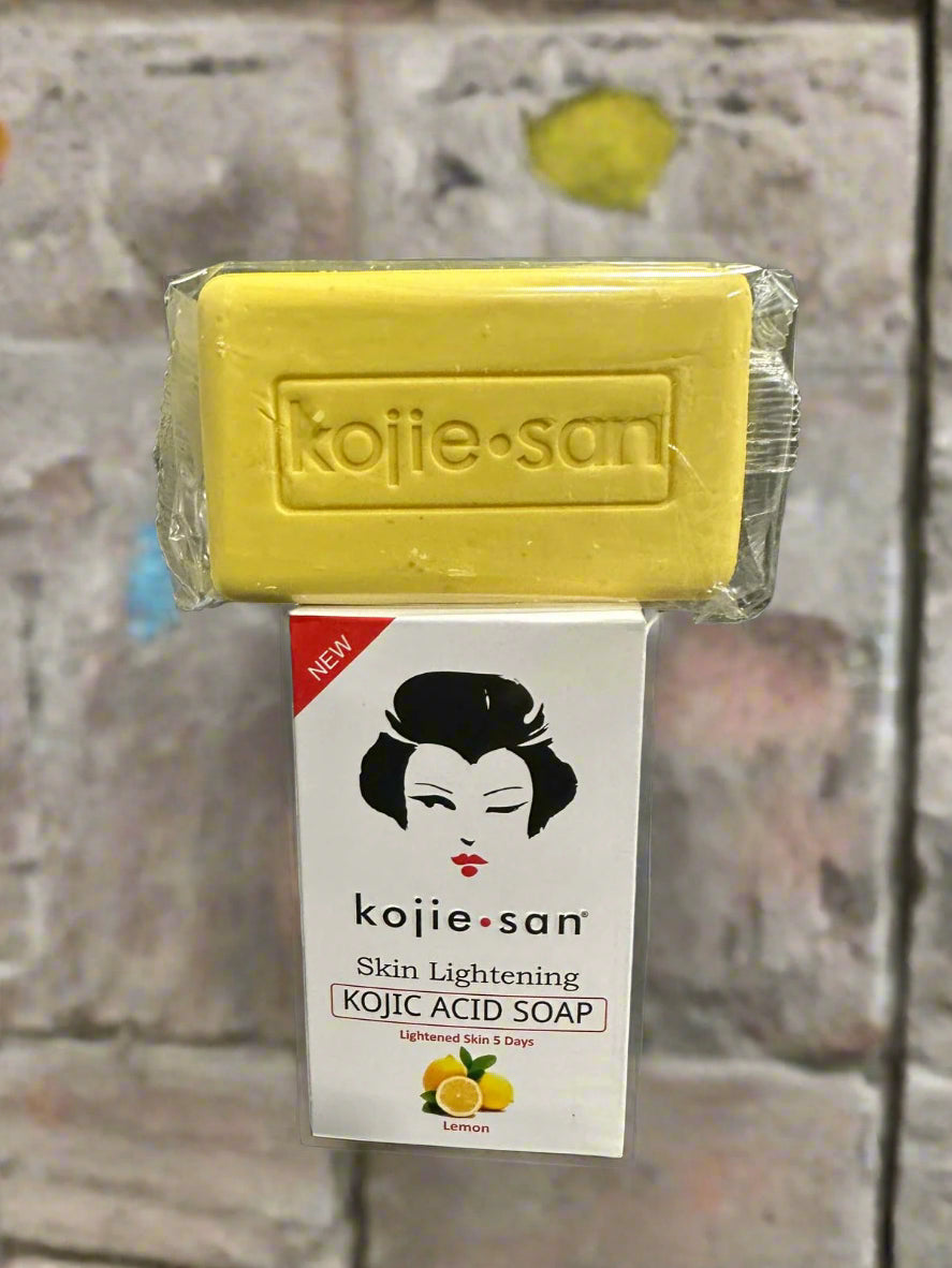 Kojie San Skin Lightening Kojic Acid Soap With Lemon 5 days  - Premium Beauty Product
